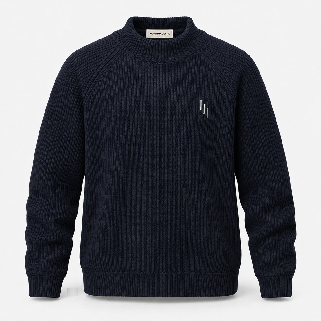 Harbor Rib Knit in Deep Water