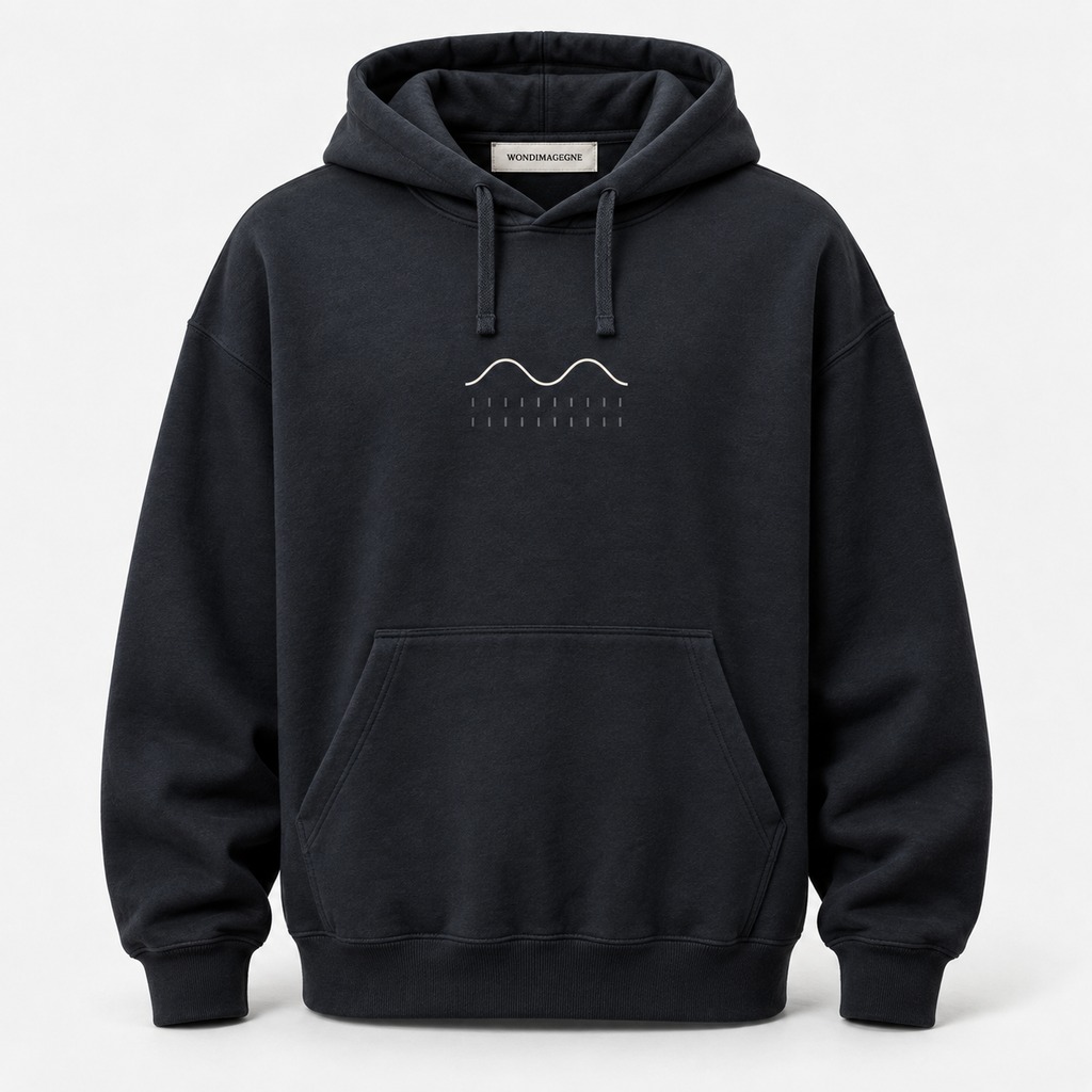 Tide Table Hoodie in Cool Ink